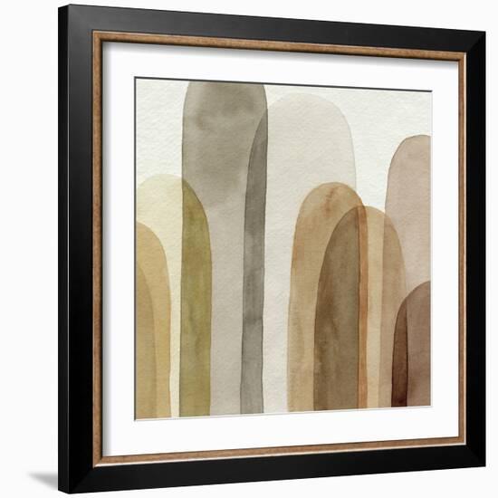 Desert Watercolor Arches II-Grace Popp-Framed Premium Giclee Print