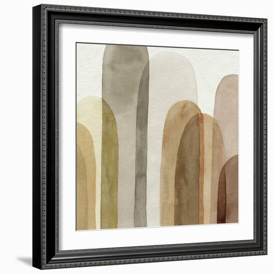 Desert Watercolor Arches II-Grace Popp-Framed Premium Giclee Print