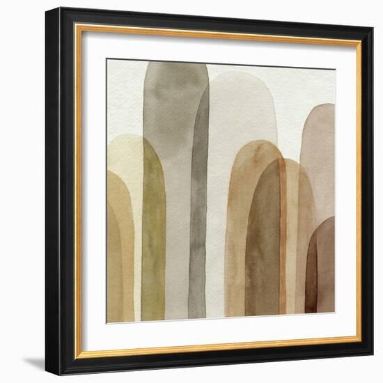 Desert Watercolor Arches II-Grace Popp-Framed Premium Giclee Print