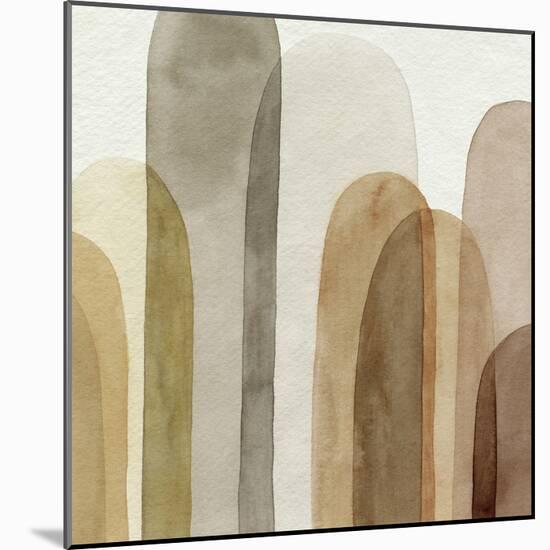 Desert Watercolor Arches II-Grace Popp-Mounted Art Print