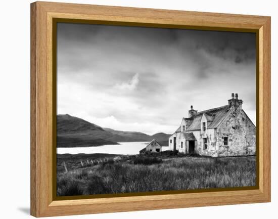 Deserted Farm Near Arivruach, Isle of Lewis, Hebrides, Scotland, UK-Nadia Isakova-Framed Premier Image Canvas