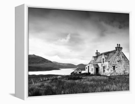 Deserted Farm Near Arivruach, Isle of Lewis, Hebrides, Scotland, UK-Nadia Isakova-Framed Premier Image Canvas