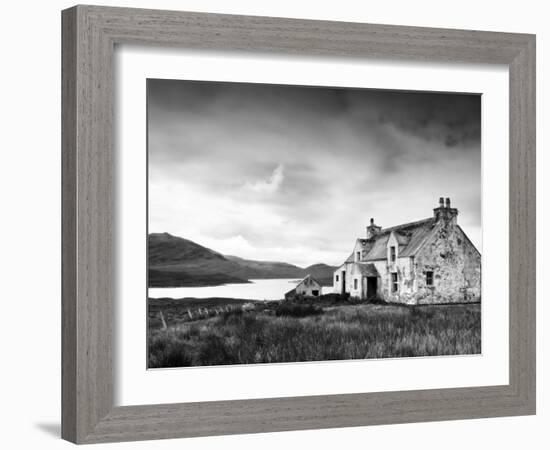 Deserted Farm Near Arivruach, Isle of Lewis, Hebrides, Scotland, UK-Nadia Isakova-Framed Photographic Print