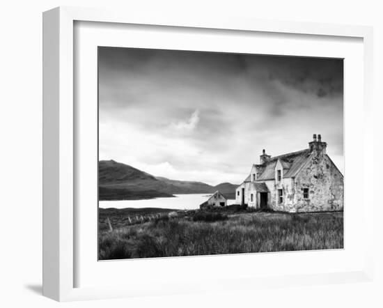 Deserted Farm Near Arivruach, Isle of Lewis, Hebrides, Scotland, UK-Nadia Isakova-Framed Photographic Print