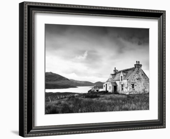 Deserted Farm Near Arivruach, Isle of Lewis, Hebrides, Scotland, UK-Nadia Isakova-Framed Photographic Print