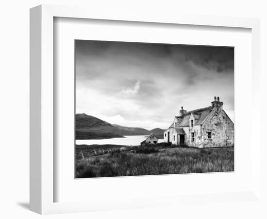Deserted Farm Near Arivruach, Isle of Lewis, Hebrides, Scotland, UK-Nadia Isakova-Framed Photographic Print