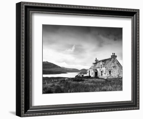 Deserted Farm Near Arivruach, Isle of Lewis, Hebrides, Scotland, UK-Nadia Isakova-Framed Photographic Print