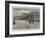 Deserted, Hamburg-American Liners in the Elbe-Johann Nepomuk Schonberg-Framed Giclee Print