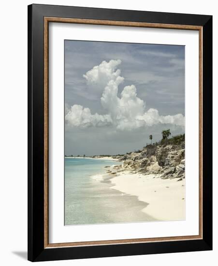 Deserted Island (Cay), Eastern Providenciales, Turks and Caicos Islands, West Indies, Caribbean-Kim Walker-Framed Photographic Print