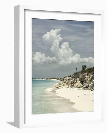 Deserted Island (Cay), Eastern Providenciales, Turks and Caicos Islands, West Indies, Caribbean-Kim Walker-Framed Photographic Print