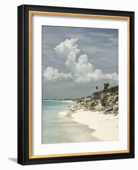 Deserted Island (Cay), Eastern Providenciales, Turks and Caicos Islands, West Indies, Caribbean-Kim Walker-Framed Photographic Print