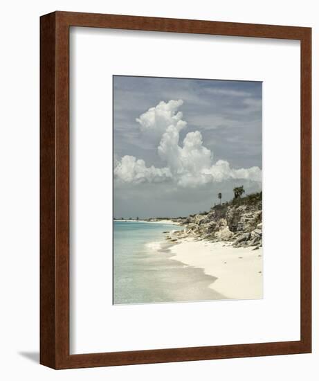 Deserted Island (Cay), Eastern Providenciales, Turks and Caicos Islands, West Indies, Caribbean-Kim Walker-Framed Photographic Print