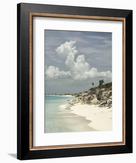 Deserted Island (Cay), Eastern Providenciales, Turks and Caicos Islands, West Indies, Caribbean-Kim Walker-Framed Photographic Print