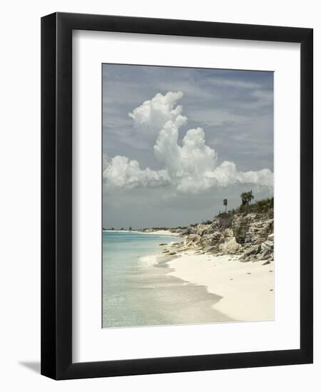 Deserted Island (Cay), Eastern Providenciales, Turks and Caicos Islands, West Indies, Caribbean-Kim Walker-Framed Photographic Print