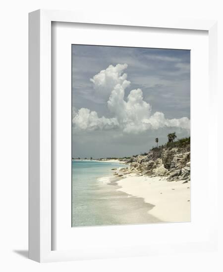 Deserted Island (Cay), Eastern Providenciales, Turks and Caicos Islands, West Indies, Caribbean-Kim Walker-Framed Photographic Print