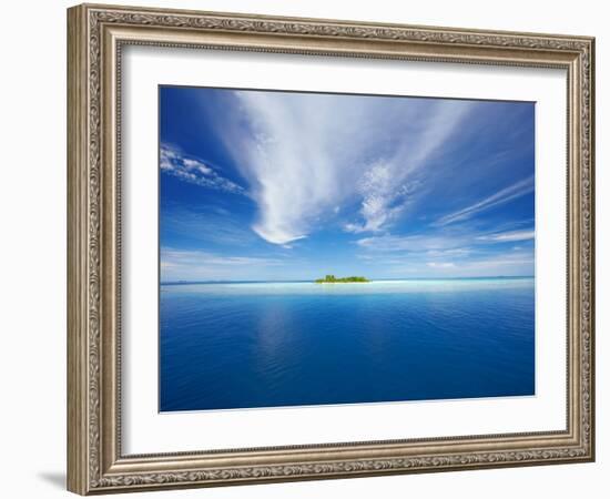 Deserted Island, Maldives, Indian Ocean, Asia-Sakis Papadopoulos-Framed Photographic Print
