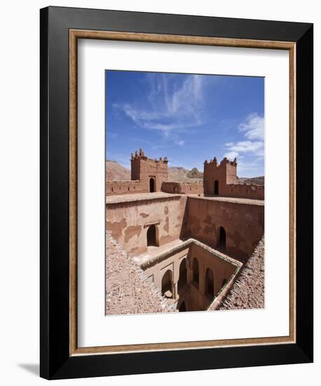 Deserted Kasbah on the Road of a ThoUSAnd Kasbahs, Tenirhir, Morocco-William Sutton-Framed Photographic Print