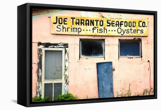 Deserted Old Oyster House, Apalachicola, Florida, USA-Joanne Wells-Framed Premier Image Canvas