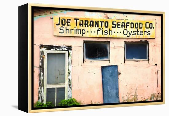 Deserted Old Oyster House, Apalachicola, Florida, USA-Joanne Wells-Framed Premier Image Canvas