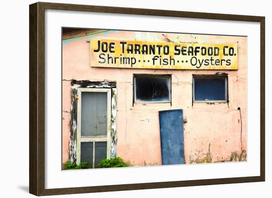 Deserted Old Oyster House, Apalachicola, Florida, USA-Joanne Wells-Framed Photographic Print