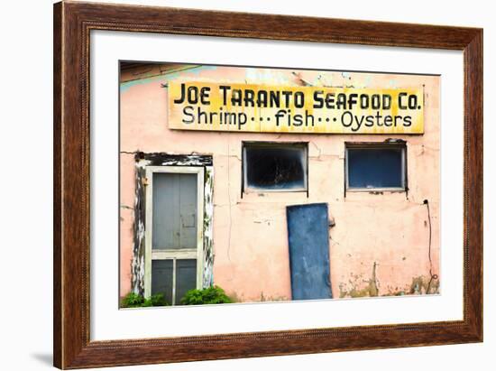 Deserted Old Oyster House, Apalachicola, Florida, USA-Joanne Wells-Framed Photographic Print