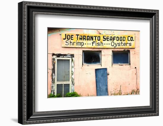 Deserted Old Oyster House, Apalachicola, Florida, USA-Joanne Wells-Framed Photographic Print