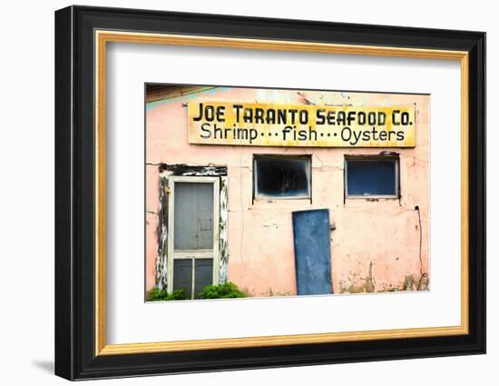 Deserted Old Oyster House, Apalachicola, Florida, USA-Joanne Wells-Framed Photographic Print