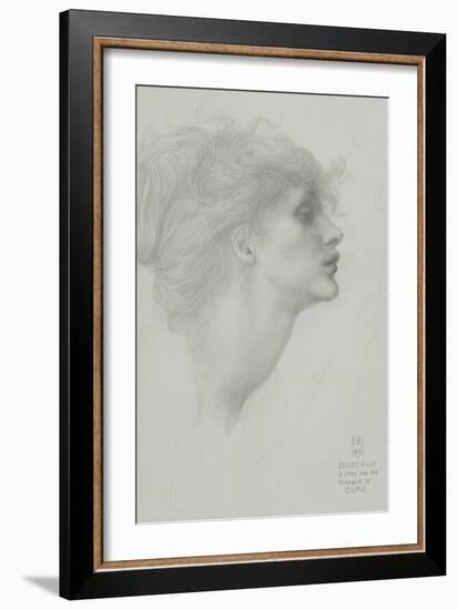 Desiderium-Edward Burne-Jones-Framed Giclee Print