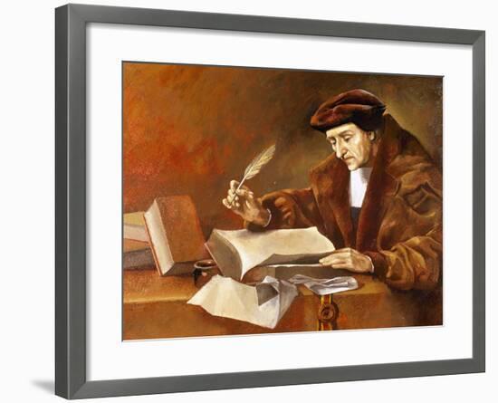 Desiderius Erasmus of Rotterdam.-Tarker-Framed Giclee Print