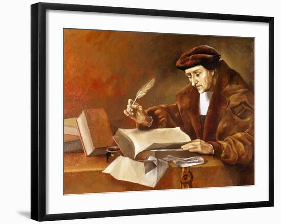 Desiderius Erasmus of Rotterdam.-Tarker-Framed Giclee Print