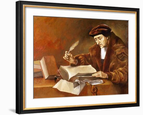 Desiderius Erasmus of Rotterdam.-Tarker-Framed Giclee Print
