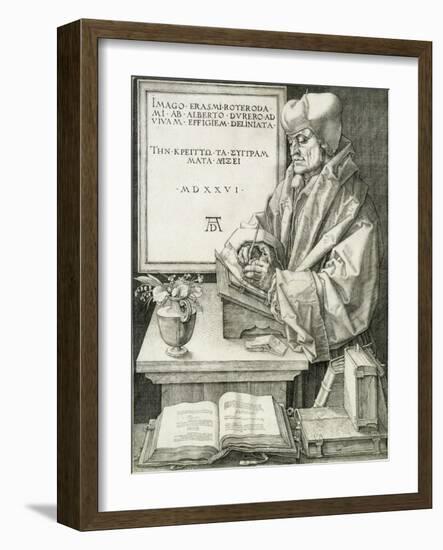 Desiderius Erasmus-Albrecht Dürer-Framed Giclee Print