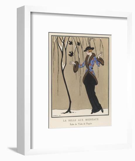 Design by Paquin-Georges Barbier-Framed Photographic Print