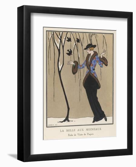 Design by Paquin-Georges Barbier-Framed Photographic Print