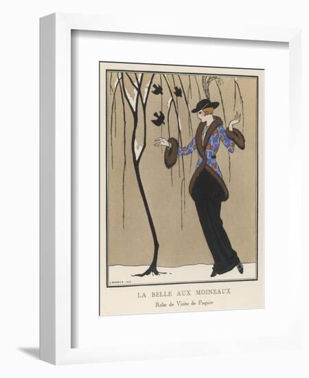 Design by Paquin-Georges Barbier-Framed Photographic Print