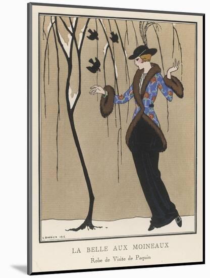 Design by Paquin-Georges Barbier-Mounted Photographic Print
