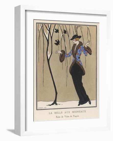 Design by Paquin-Georges Barbier-Framed Photographic Print