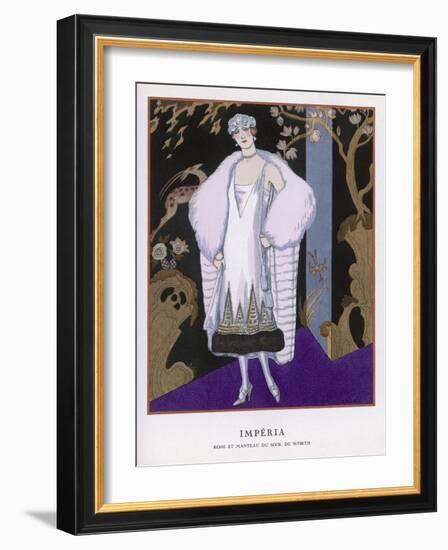 Design by Worth-Georges Barbier-Framed Art Print