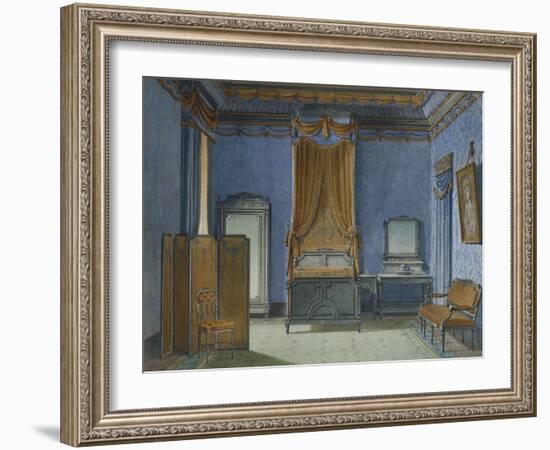 Design for a Bedroom-French School-Framed Giclee Print