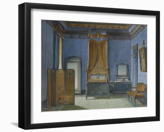 Design for a Bedroom-French School-Framed Giclee Print