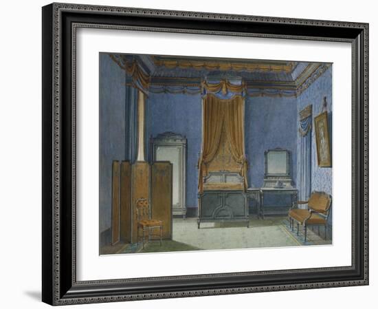 Design for a Bedroom-French School-Framed Giclee Print