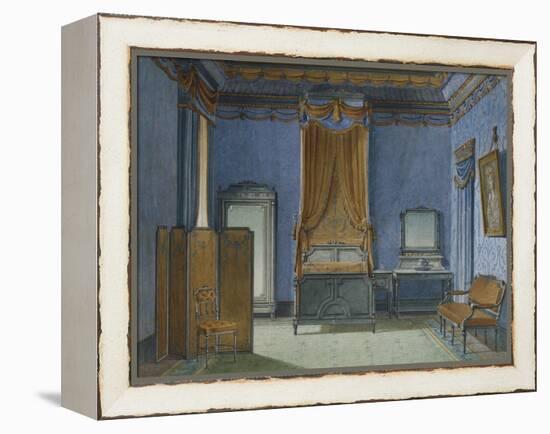 Design for a Bedroom-French School-Framed Premier Image Canvas