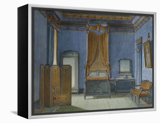 Design for a Bedroom-French School-Framed Premier Image Canvas