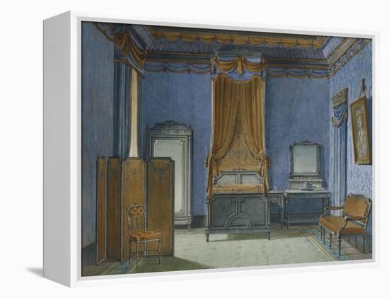 Design for a Bedroom-French School-Framed Premier Image Canvas