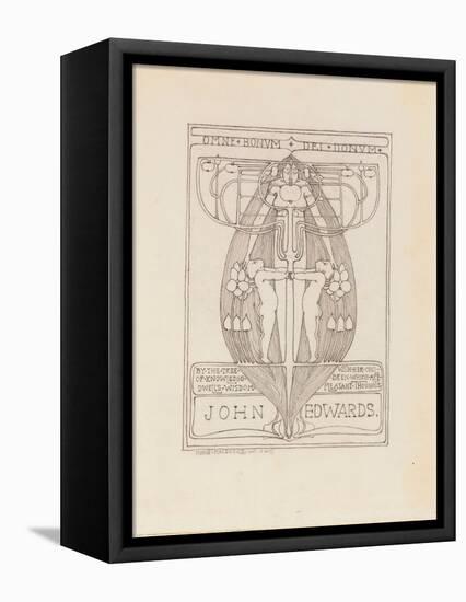 Design for a Bookplate, 1896-Margaret MacDonald-Framed Premier Image Canvas