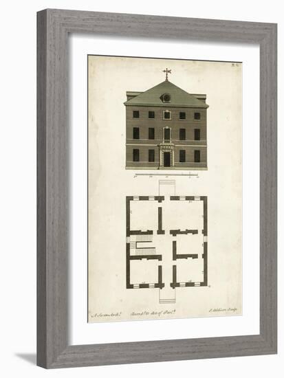 Design for a Building III-J. Addison-Framed Art Print