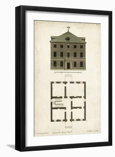 Design for a Building III-J. Addison-Framed Art Print