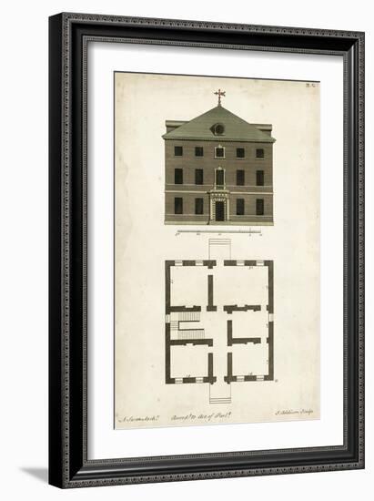 Design for a Building III-J. Addison-Framed Art Print