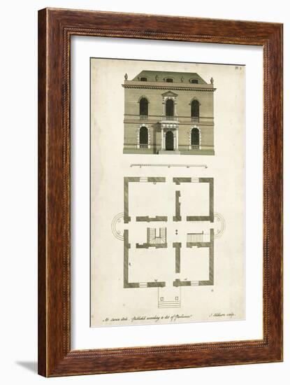 Design for a Building IV-J. Addison-Framed Art Print