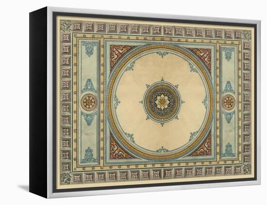 Design for a Ceiling-Sloan-Framed Stretched Canvas